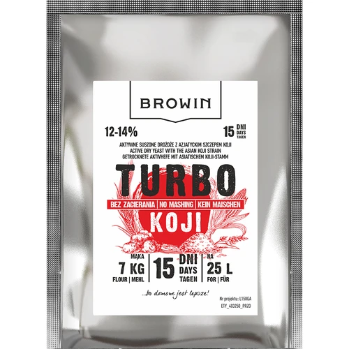 Destilacijski kvasac Turbo Koji, 50 g (bez kašenja!)