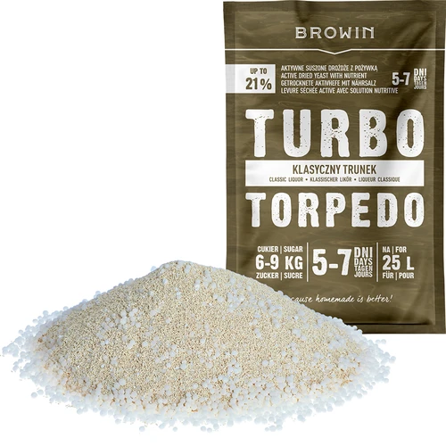 Destilerijski kvasac Turbo Torpedo 5-7 dana 21% 100g - 3