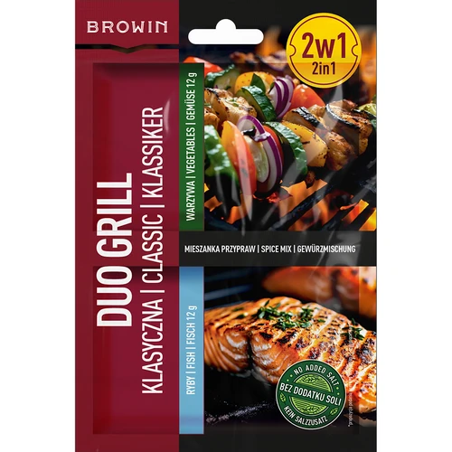 Duo Grill Klasična za ribu i povrće - mješavina začina 2 u 1, 2 x 12 g
