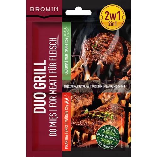 Duo Grill za meso, mješavina začina 2 u 1, 2 x 12 g