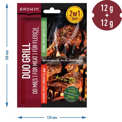 Duo Grill za meso, mješavina začina 2 u 1, 2 x 12 g - 4