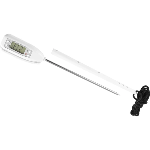 Elektronički kuhinjski termometar (-50°C do +300°C) s futrolom, bijeli