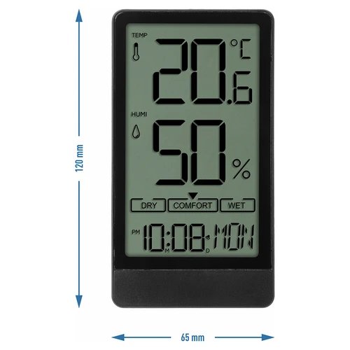 Elektronički sobni termometar marke Soens, crni - 6