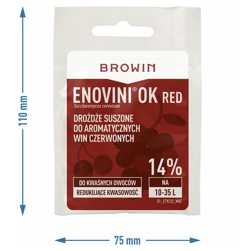 Enovini® OK RED - vinski kvasac za smanjenje kiselosti 7 g - 4
