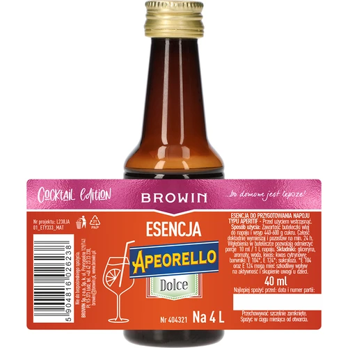 Esencija Apeorello Dolce za 4 L, 40 ml - 4