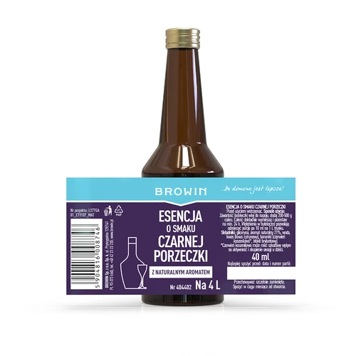 Esencija okusa crnog ribiza s prirodnom aromom za 4 L - 40 ml - 6