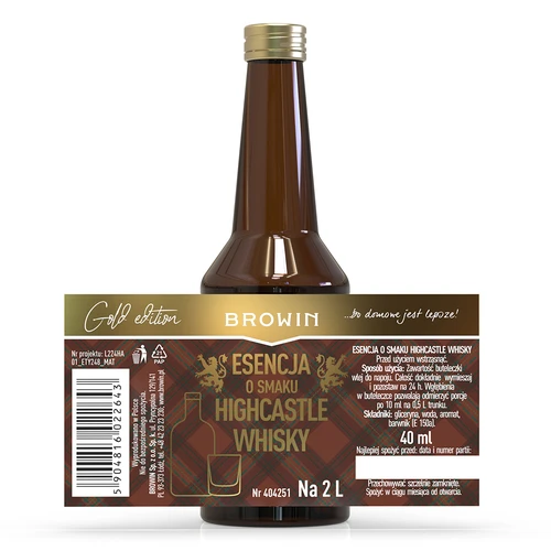 Esencija s okusom Highcastle Whisky za 2 L - 40 ml - 4