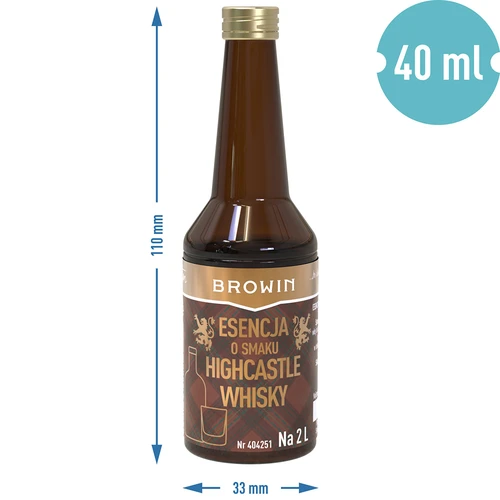 Esencija s okusom Highcastle Whisky za 2 L - 40 ml - 7
