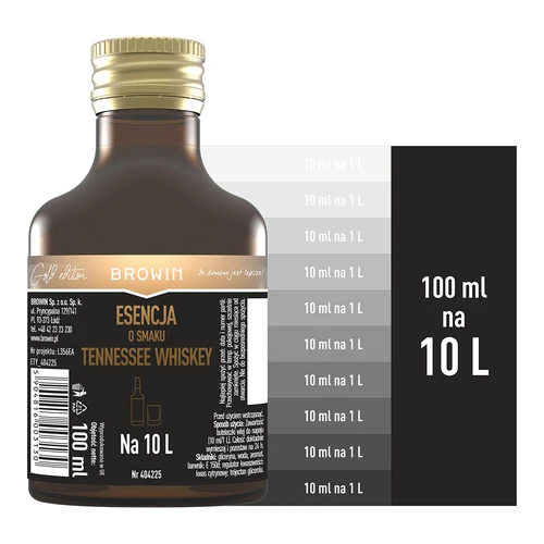 Esencija okusa Tennessee whiskeyja za 10 L - 100 ml - 5