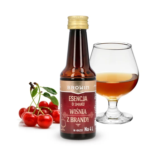 Esencija okusa Višnja s brandyjem, 40 ml - za 4 L - 3
