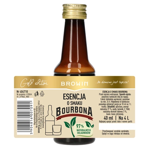 Esencija s okusom burbona za 4 L, 40 ml - 5