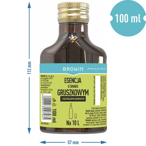 Esencija s okusom kruške – liker od kruške, esencija 100 ml - 5