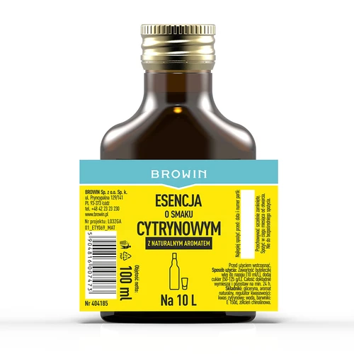 Esencija s okusom limuna s prirodnom aromom za 10 L - 100 ml - 4