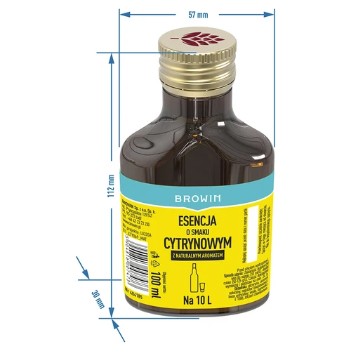 Esencija s okusom limuna s prirodnom aromom za 10 L - 100 ml - 6