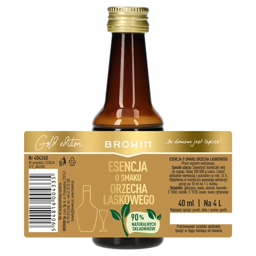 Esencija s okusom lješnjaka za 4 L - 40 ml - 7