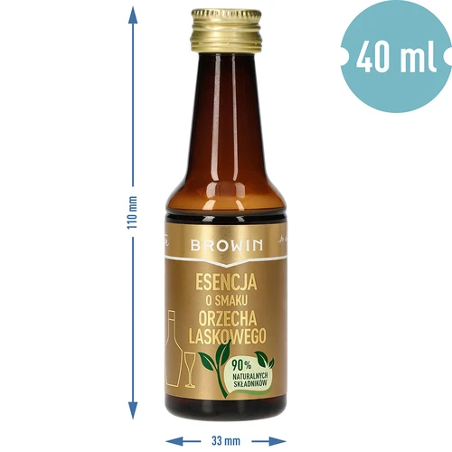 Esencija s okusom lješnjaka za 4 L - 40 ml - 8