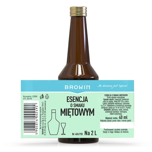 Esencija s okusom mente za 2 L - 40ml - 4
