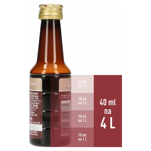 Esencija s okusom Reserve Brandy, 40 ml, za 4 L - 5