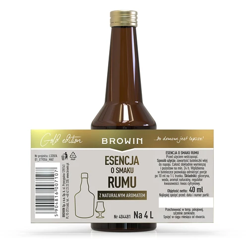 Esencija s okusom ruma za 4 L - 40 ml - 6