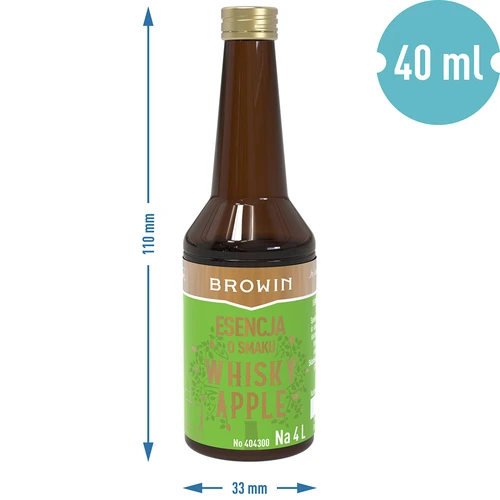 Esencija s okusom Whisky Apple - 40 ml, za 4 L - 7