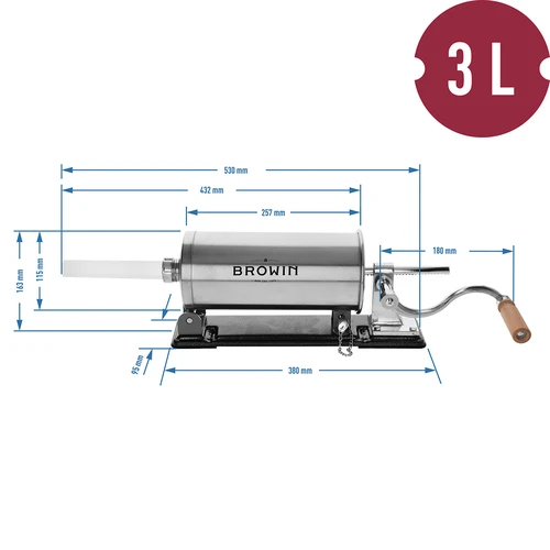 Horizontalna punilica 3 kg - 11
