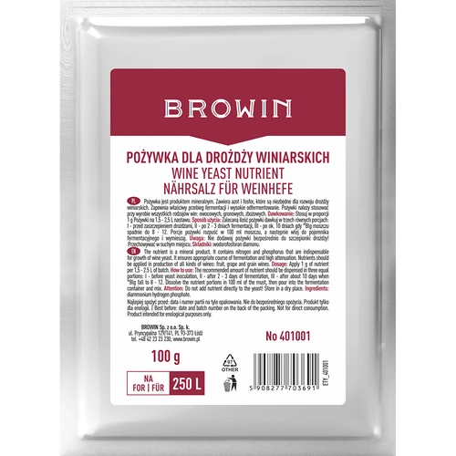 Hrana za vinske kvasce, 100 g