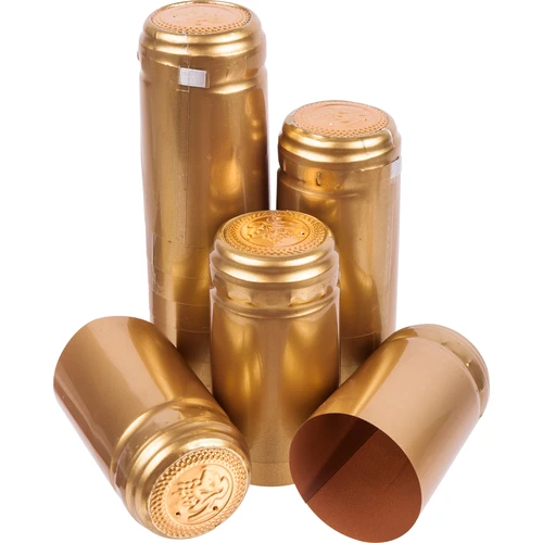Kapice s perforacijom zlatne fi 31mm 100kom.