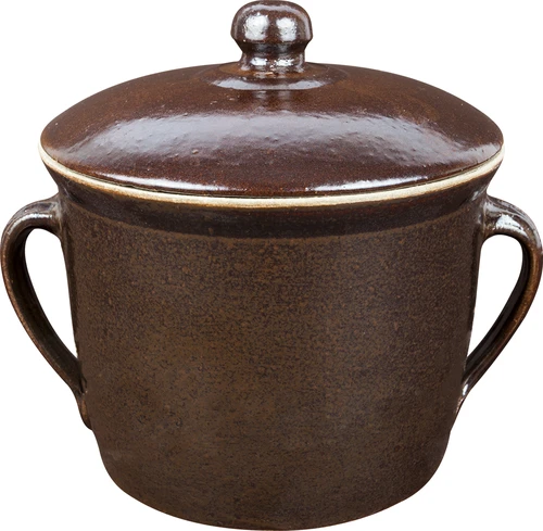Keramika - lonac 1,8l jednostavan s poklopcem