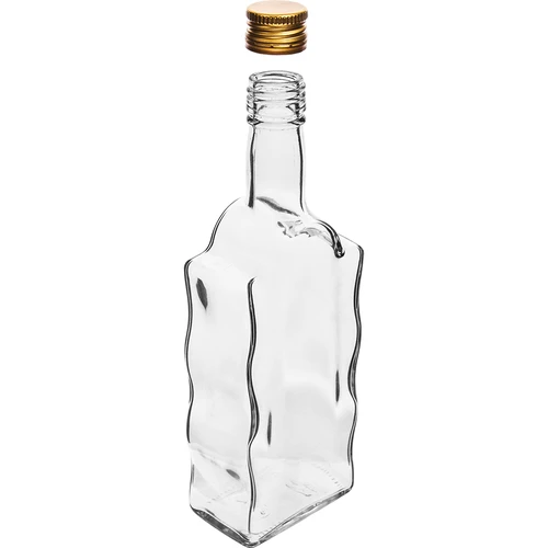 Klaustarska boca 500 ml, s čepom, bijela - 6 kom. - 2