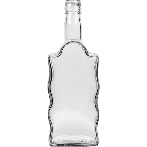 Klaustarska boca 500 ml, s čepom, bijela - 6 kom. - 3