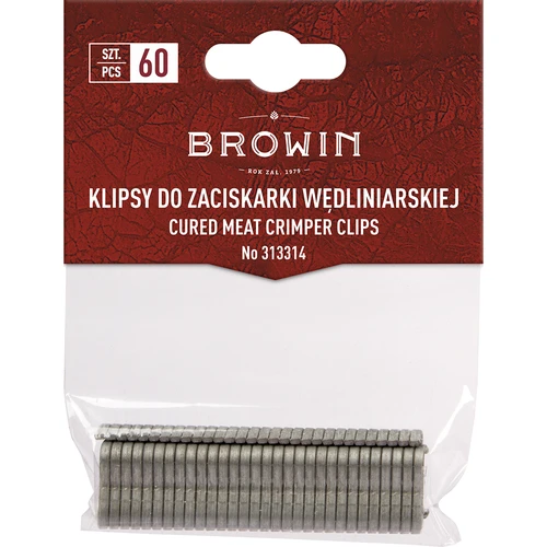 Klipovi za klamericu za kobasice - 60 kom.