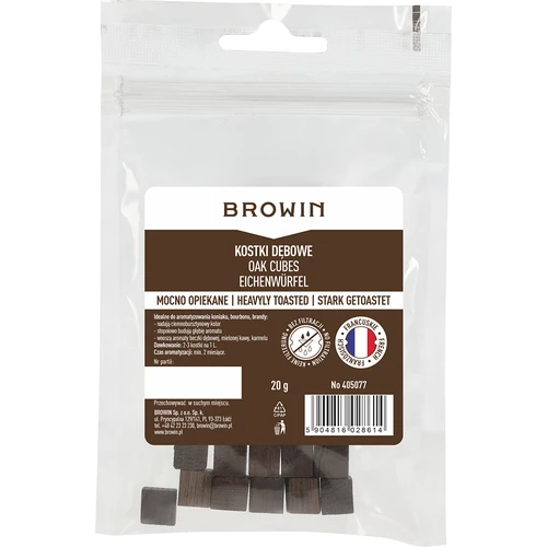 Kockice od francuskog hrasta, snažno tostirane, 20 g - 2