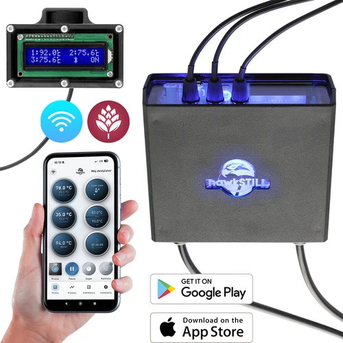 Komplet hawkSTILL Wi-Fi IQ – destilacijski termometar s Wi-Fi i zaslonom