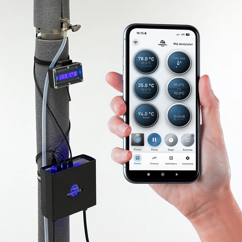 Komplet hawkSTILL Wi-Fi IQ – destilacijski termometar s Wi-Fi i zaslonom - 5