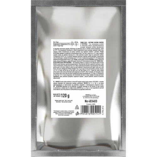 Kvasac Turbo Cold 120 g - 2
