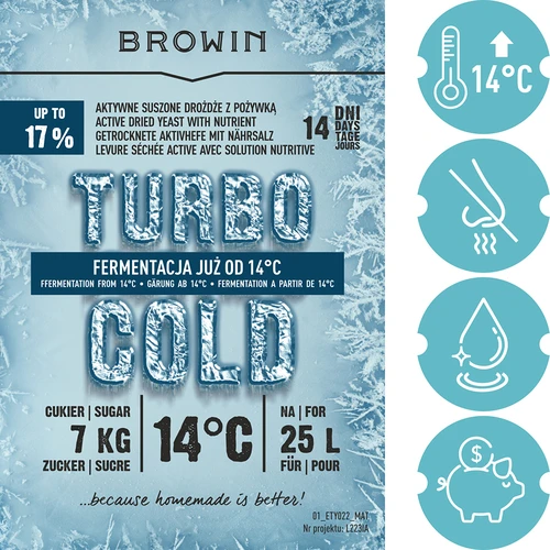 Kvasac Turbo Cold 120 g - 5