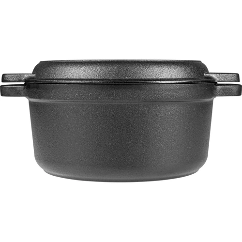 Lonac od lijevanog željeza s tavom, 5 L + 1 L - 5