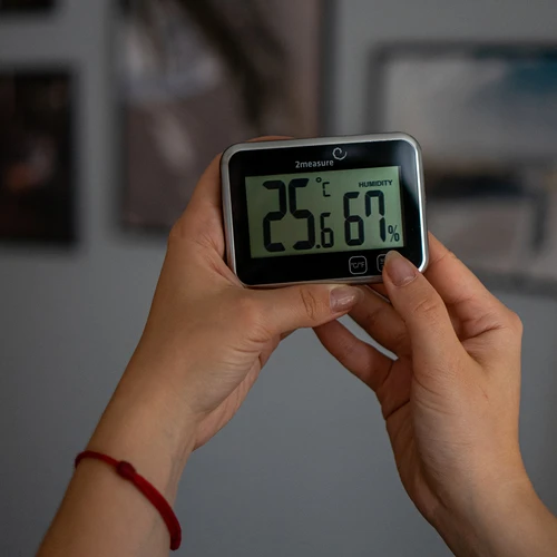 Meteorološka stanica – elektronička, bežična, crna - 9