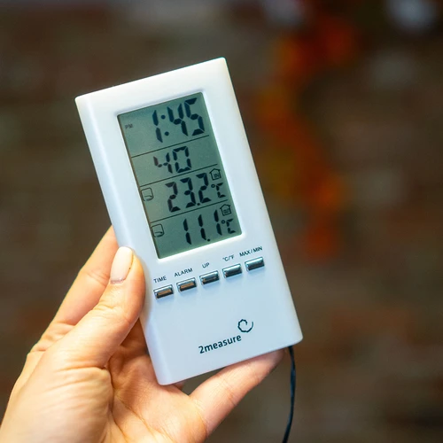 Meteorološka stanica – elektronička, sonda, bijela - 9