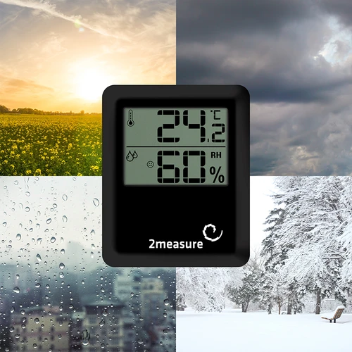 Meteorološka stanica – elektronska, bežična, crna - 10