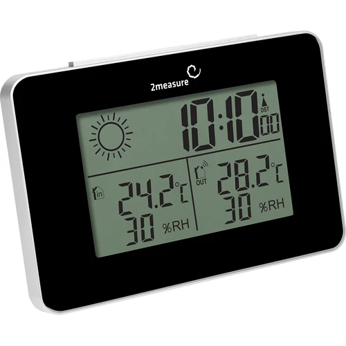 Meteorološka stanica RCC – elektronička, bežična, osvijetljeni senzor, crna - 3