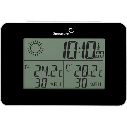 Meteorološka stanica RCC – elektronička, bežična, osvijetljeni senzor, crna - 2