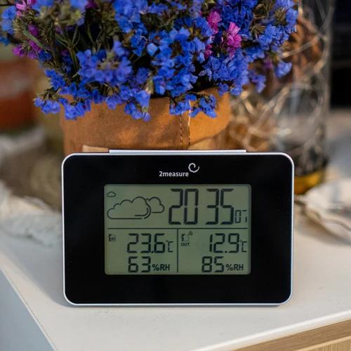 Meteorološka stanica RCC – elektronička, bežična, osvijetljeni senzor, crna - 13