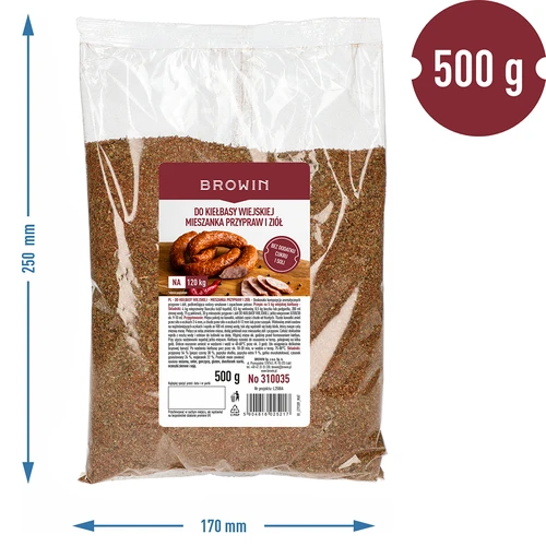Mješavina začina i bilja za seosku kobasicu, 500g - 4