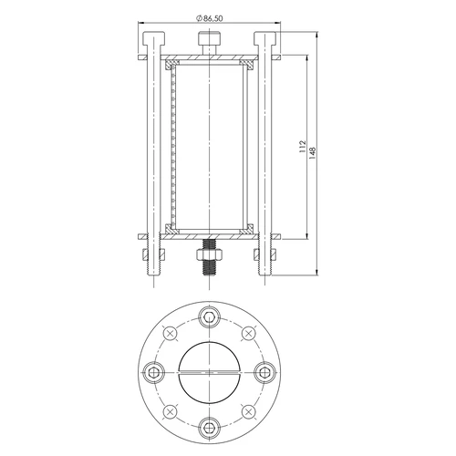 Modul destilatora - prozor - fi 48,3mm dulj. 100mm - 7