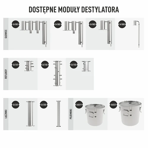 Modul destilatora - refluks - shotgun - 5