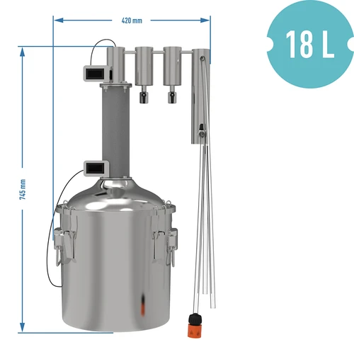 Modularni destilator 18 L Munin convex - 13