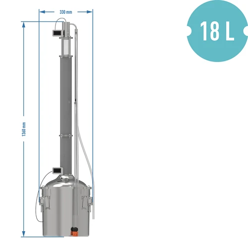 Modularni destilator Convex 18 L Baldur - 16
