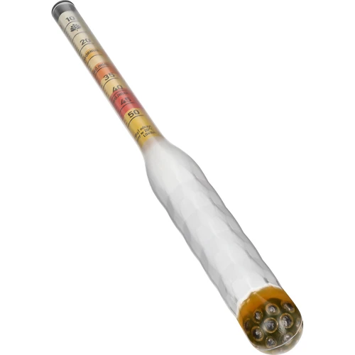Nelomljiv areometar za medovinu s epruvetom, raspon mjerenja 10-50°Blg - 2