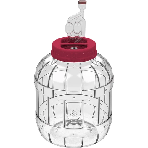 Nerazbijajuća, višenamjenska staklenka za fermentaciju, 5 L